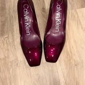 Calvin Klein Women's Deep Purple Heels